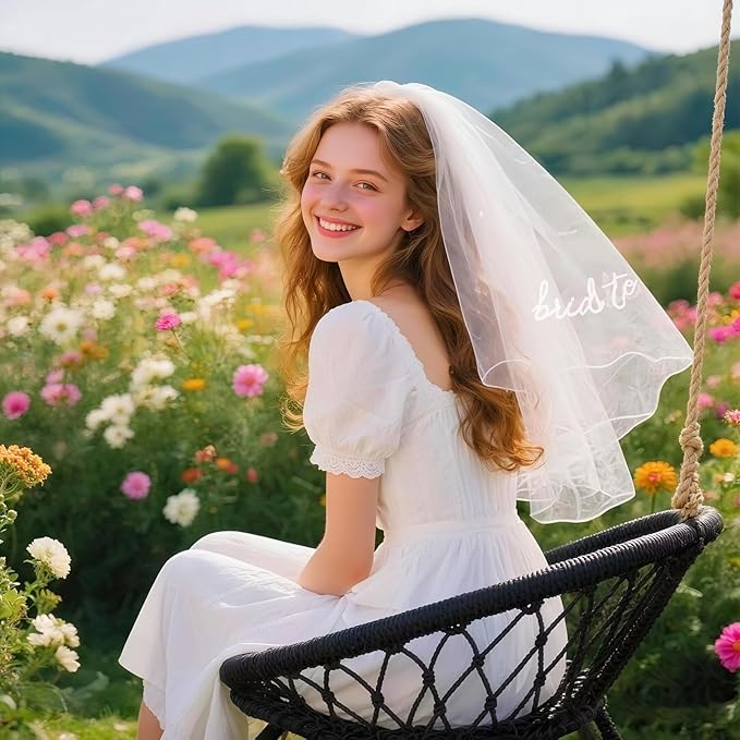 Prometheism Bride to Be Veil Hair Accessories - Image 5