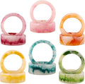 Set of 12 Epoxy Resin Napkin Rings by ALPHALivingHOME