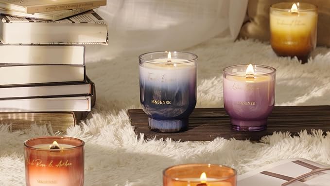 M&SENSE 16.6oz Natural Soy Large Jar Candle - Image 7