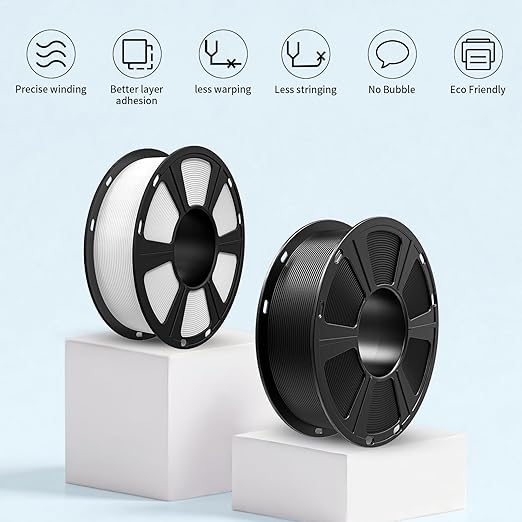 Geeetech PLA Filament 1.75mm, Neatly Wound Blue 3D Printer Filament, - Image 3