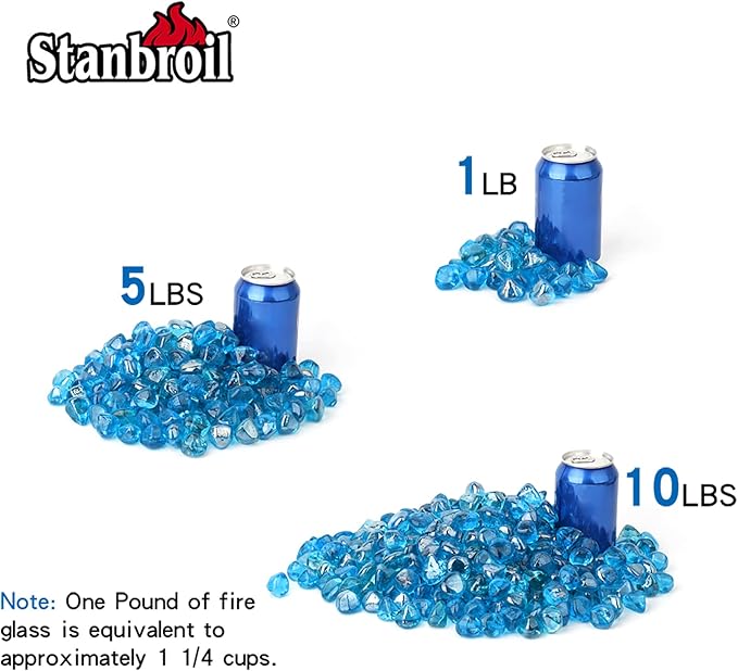 Stanbroil 10-Pound Fire Glass Diamonds - Image 3