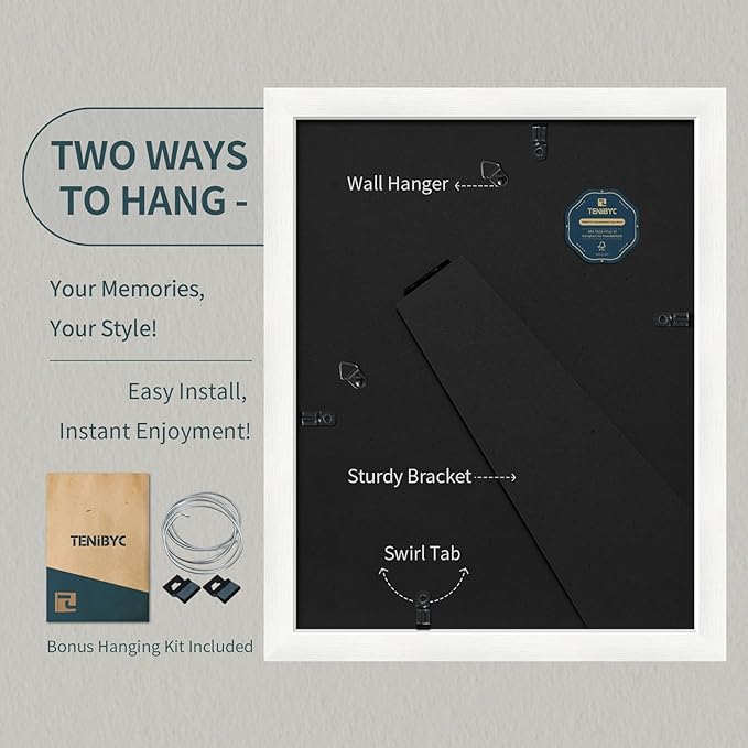 8.5x11 Picture Frame Set of 3 - Image 3
