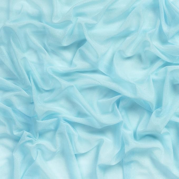 VDS Pack of 2 Panel Wedding Arch Draping Fabric Sheer Chiffon Fabric Drapery - Image 9