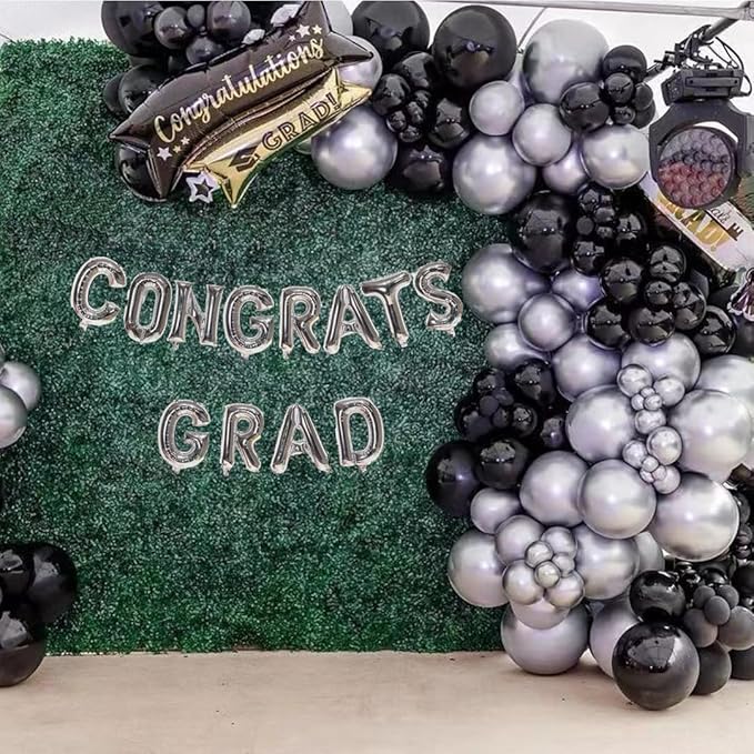 Black and Silver Balloons - Image 4