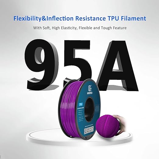 Geeetech TPU Filament 1.75mm – 95A Flexible 3D Printer Filament - Image 2