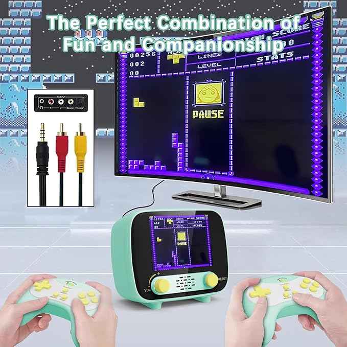 Mini Arcade Machine, Retro Gaming Console, Handheld Game Console, 2.8 Inches - Image 3