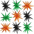 Black Green Orange Star Balloons by Adorely