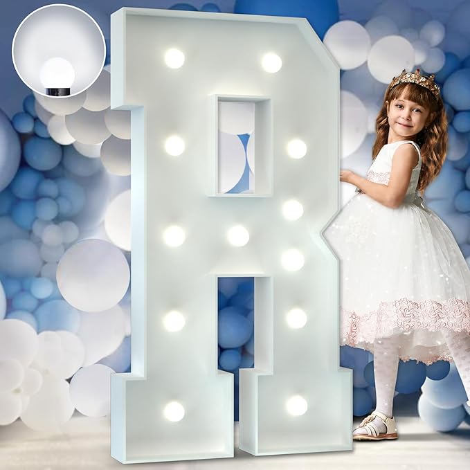 Marquee Letters 4 Feet Tall Large Light Up Letters Baby Shower Decorations by Letsmakeitimpressive