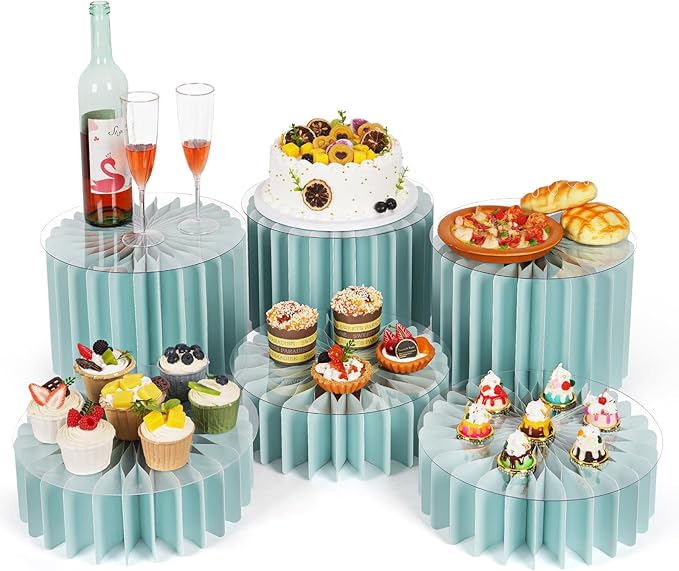 Buffet Risers, Food Risers for Buffet Table Cardboard Food Display Risers for by Flenpptly