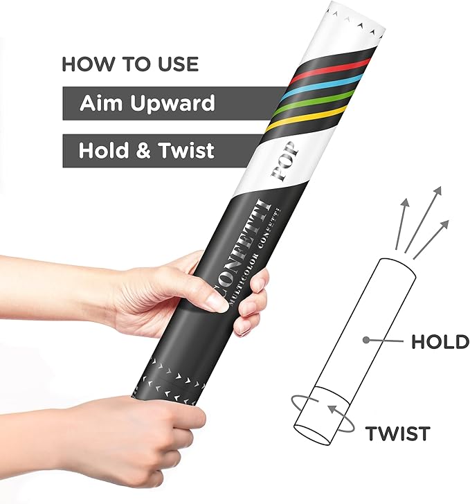 16" Confetti Poppers Cannon - Image 3