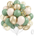 Sage green Balloons by Vicduotex