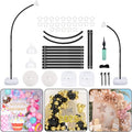 AerWo Balloon Arch Kit Stand, 8.2ft+6ft Half Arch Balloon Stand by AerWo