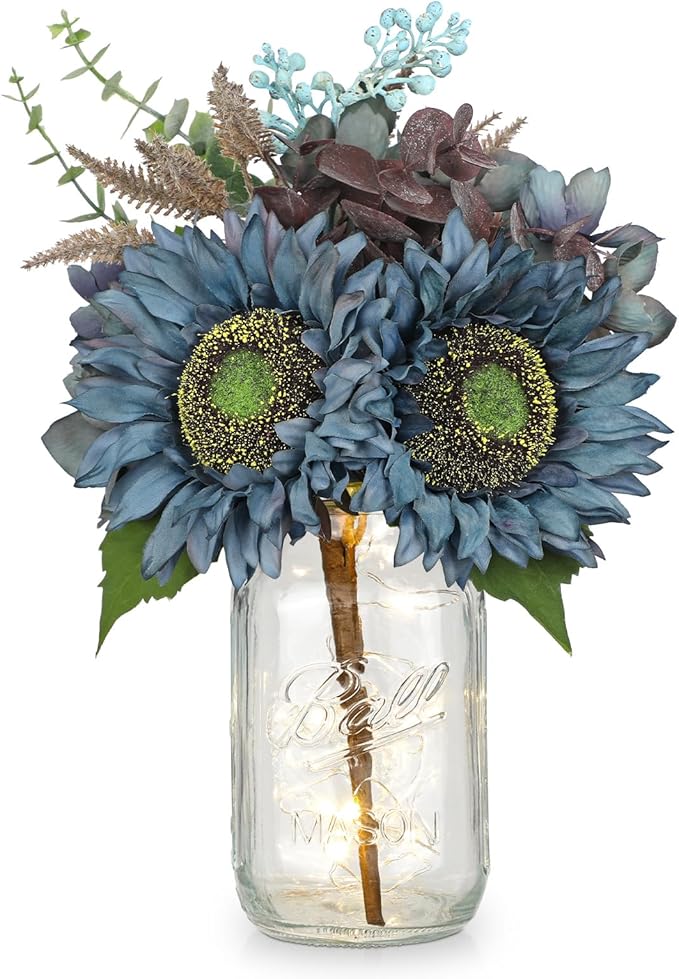 Silk Sunflowers Artificial Flowers by Oairse