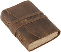 Handmade Leather Journal | Writing Notebook Diary | Bound Daily Notepad by KomalC