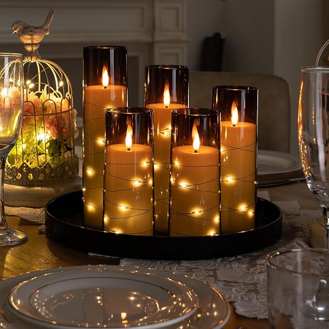 Raycare Flameless Candle with Remote Timer – 5 Flickering Acrylic Battery - Image 8