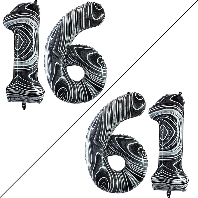 GOER Number 16 Balloons for 16th Birthday Sweet 16 Party Decorations, 42 Inch by GOER