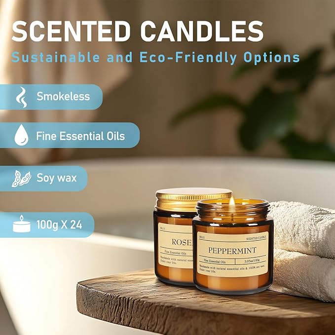 24-Pack Scented Candle Gift Box - Image 5
