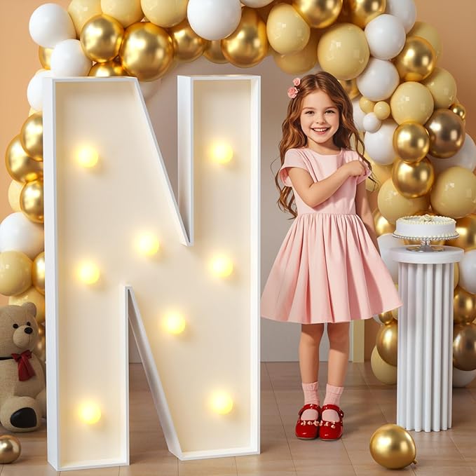 imprsv Marquee Light Up Letters, 3FT Mosaic Letters by Letsmakeitimpressive