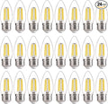 FLSNT 60W Equivalent LED Chandelier Light Bulbs, Dimmable LED B11 E26 by FLSNT