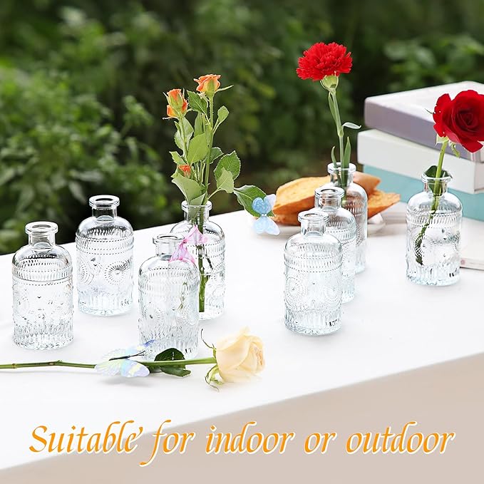 Glass Bud Vases in Bulk, Small Glass Vases - Image 7