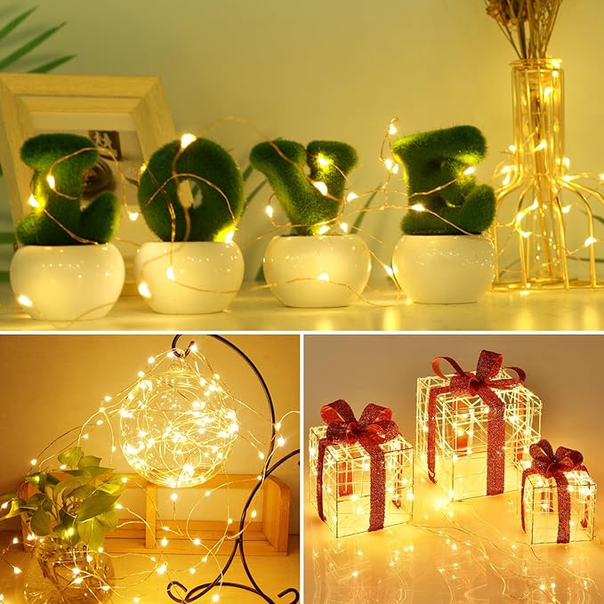 kolpop 6 Pack LED Fairy Lights Battery Operated, Mini Twinkle String Lights - Image 5
