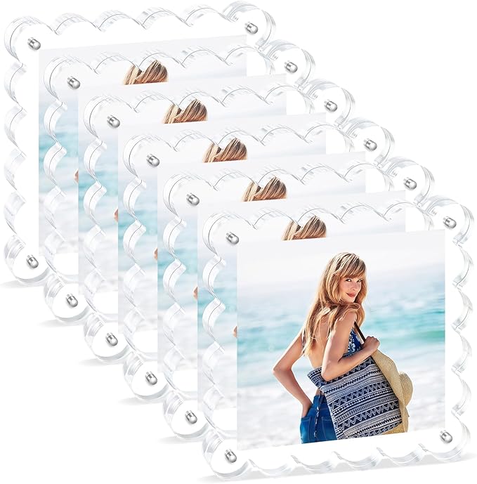 Acrylic Picture Frames. 5×5inch 6Pack - Image 8