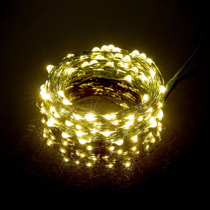 MASHANG Christmas Lights Battery String Lights 33FT 100 Micro LEDs Starry - Image 6