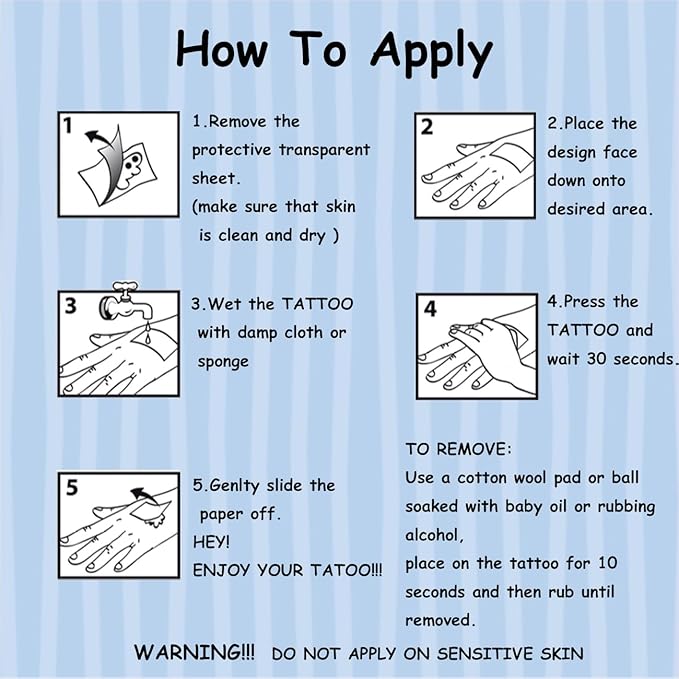 Temporary Tattoos for Kids - Image 7