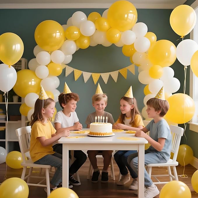 KAWKALSH Yellow Balloon 12 Inch - Image 6