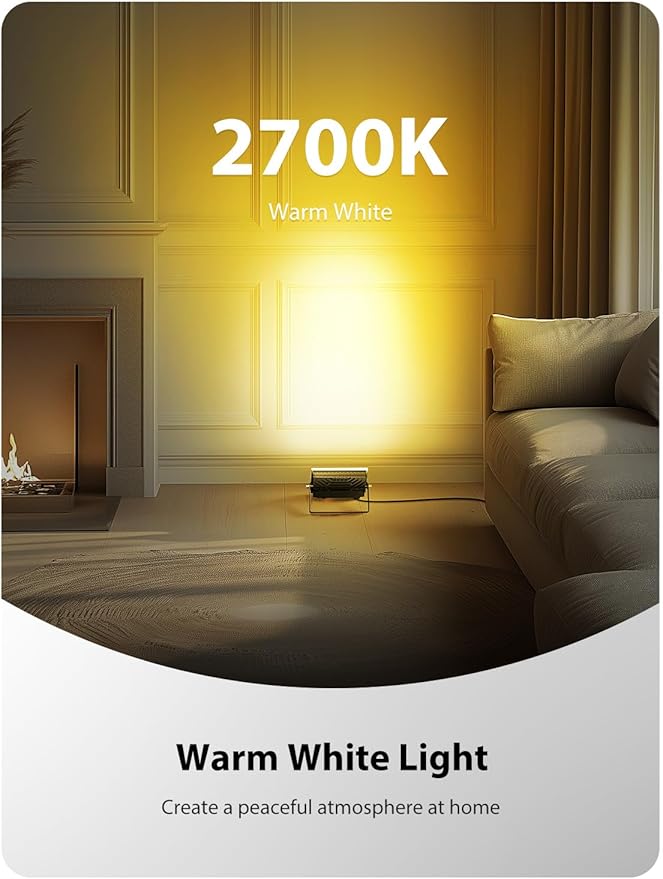 Onforu LED Flood Light Outdoor 1000W Equivalent, 150W Color Changing RGBW - Image 3