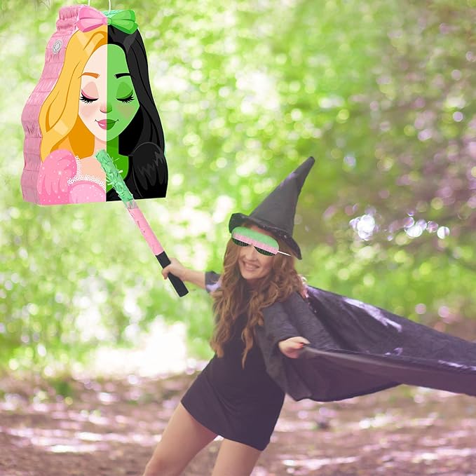 Kasyat Witch Princess Piñata Party Game Set Halloween Witch Piñata - Image 6