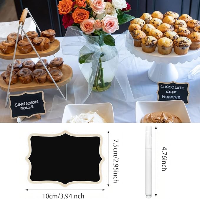 24 PCS Mini Chalkboard Signs - Image 2