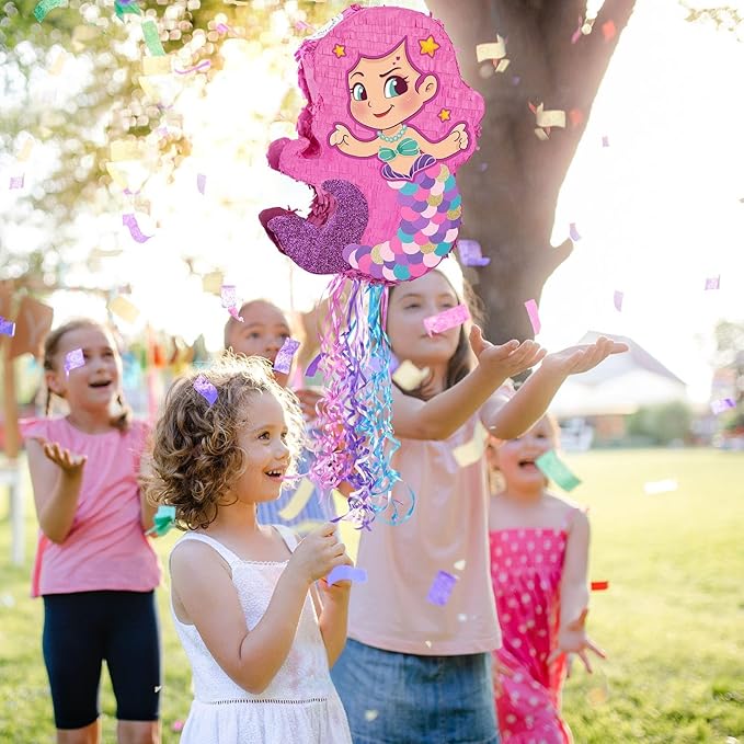 WERNNSAI Foldable Mermaid Pinata - Image 7