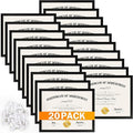 YixangDD 20 PACK Certificate Frames 8.5 x 11, Picture Frames by YixangDD