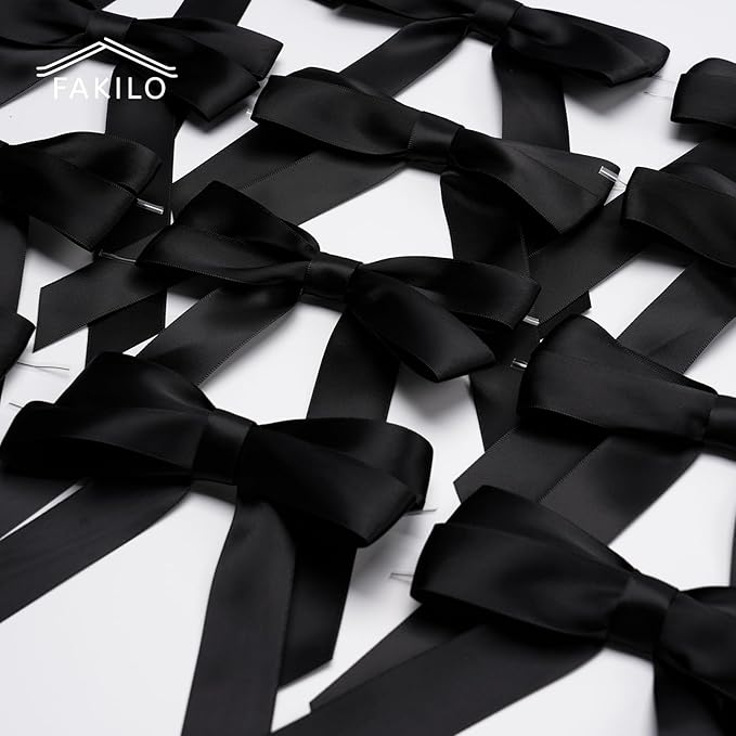 Black Bows for Gift Wrapping - Image 8