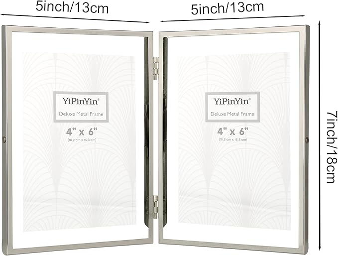 Silver 5x7''Double Floating Frame - Image 4