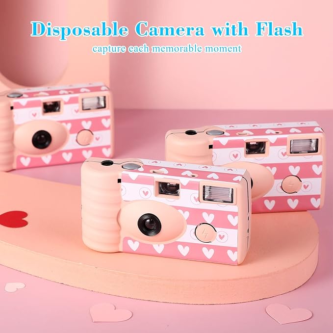 3 Pack Disposable Camera for Wedding Simple Use Color Film Camera - Image 2
