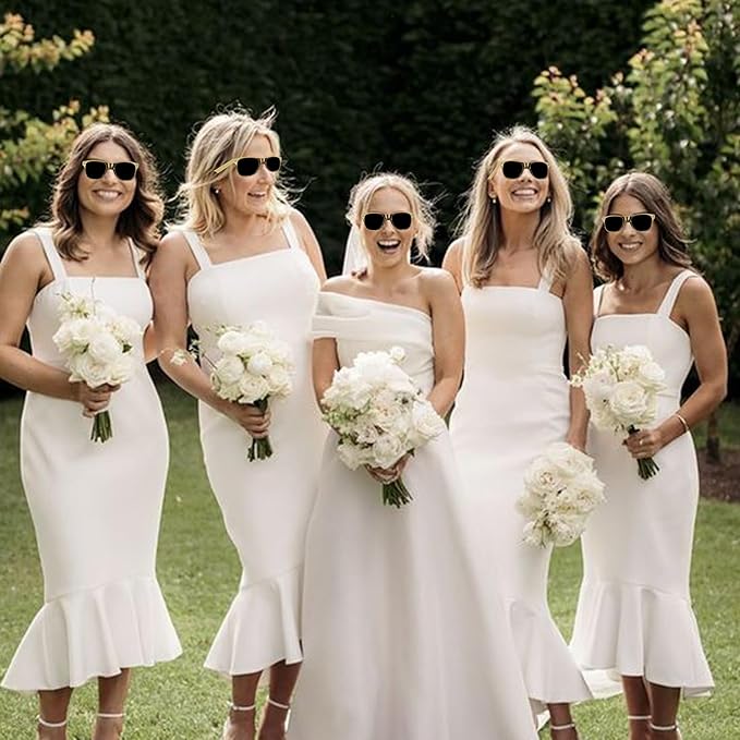 LADY&HOME 10 Pack Bachelorette Sunglasses, Bride Bridesmaid Sunglasses - Image 6