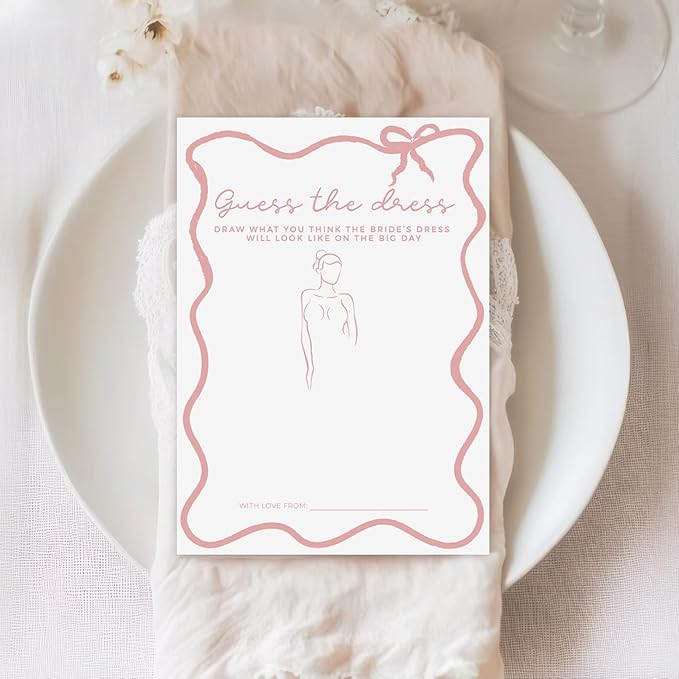 DEEKA 30 PCS Bridal Shower Games Card - Image 6