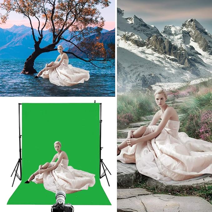 HEMMOTOP Green Screen Backdrop, 6x9 ft Greenscreen Background - Image 6