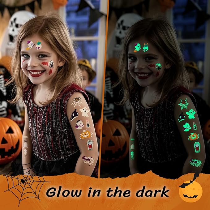 Halloween Luminous Temporary Tattoo - Image 3