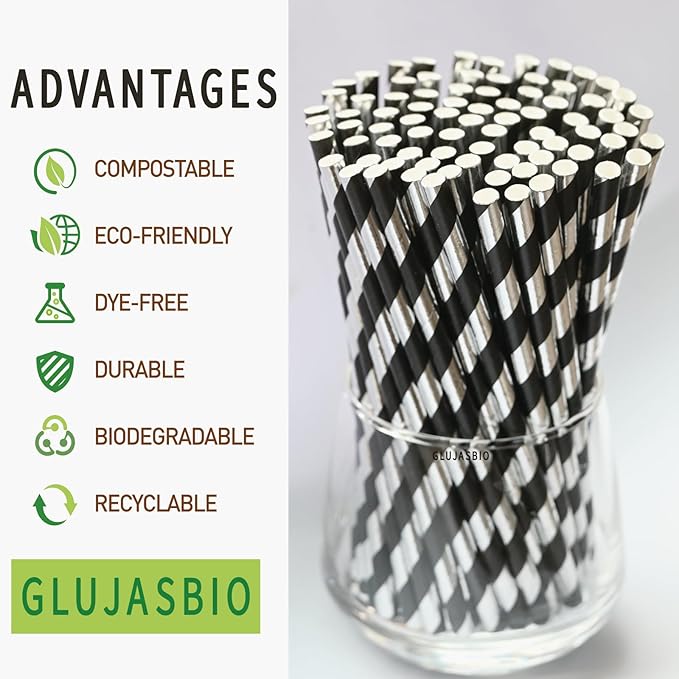 Cocktail Paper Straws - Image 2