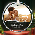 Personalized First Christmas Engaged Ornaments, Engagement Gifts by HooAMI