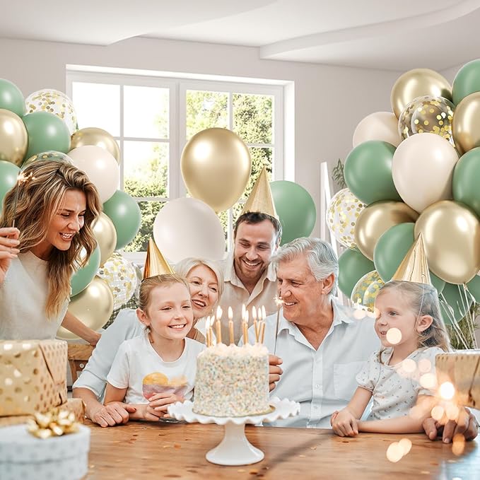 Sage green Balloons - Image 5