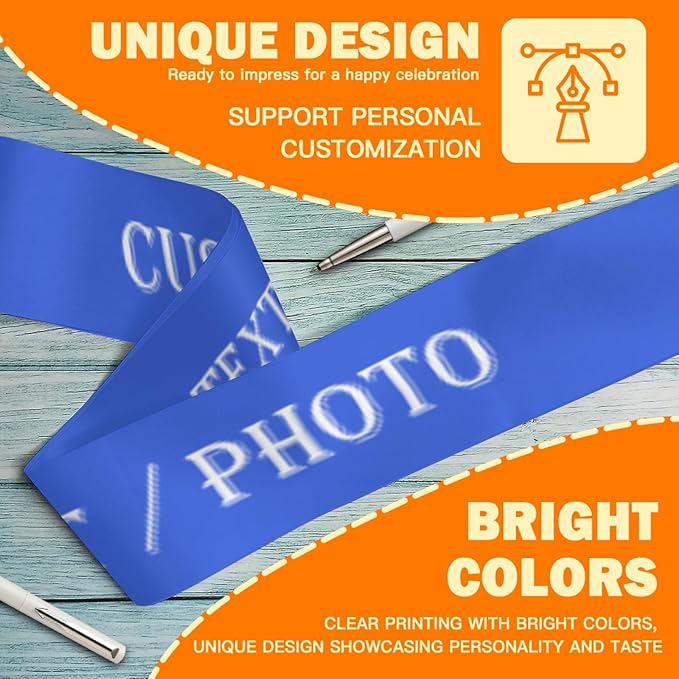 Custom Sash, Personalized Birthday Sash - Image 5