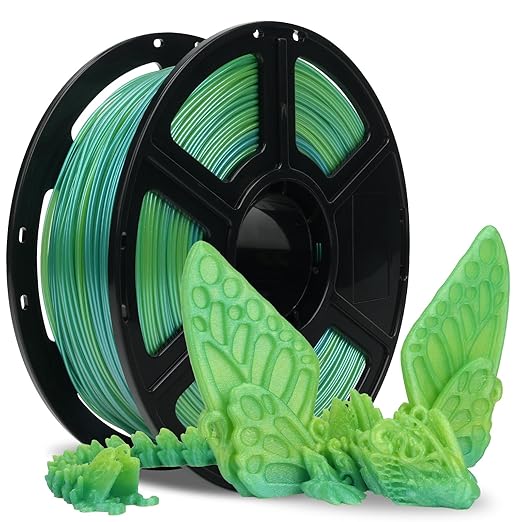 FLASHFORGE Rapid PLA Filament 1.75mm +/- 0.02mm Yellow to Green Gradient by FLASHFORGE