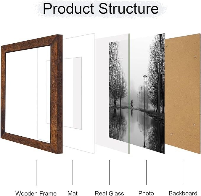 9x12 Picture Frame Set of 4 - Image 3