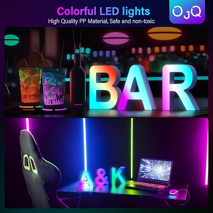OJQ Light Up Letters LED Letter - Image 3