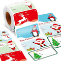 300PCS Christmas Gift Tags Stickers, Self-Adhesive Christmas Name Tags by DUJAA