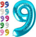 Big Blue 40 Inch 9 Balloon Number, Jumbo Giant 9th 19 29 39 49 99 Birthday by Upgesy